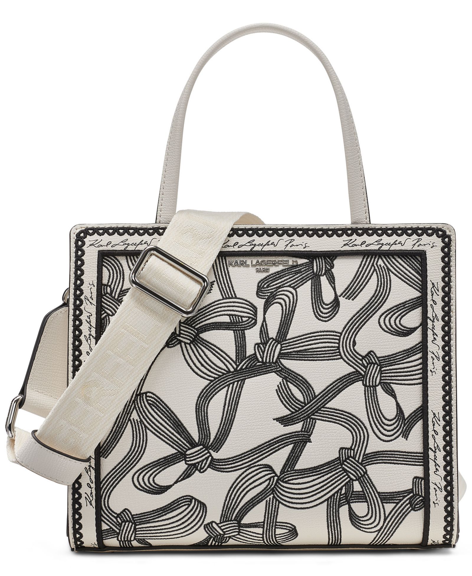 KARL LAGERFELD PARIS Maybelle Small Satchel Handbag