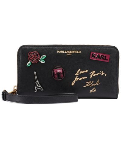 KARL LAGERFELD PARIS Jacqueline Zip Around Wallet
