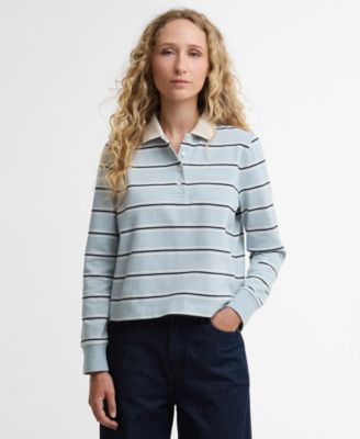 Barbour Женский поло с длинным рукавом Ashwell