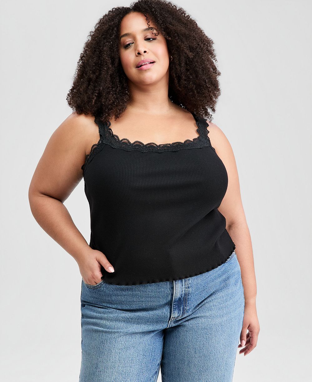 Майка And Now This Plus Size с кружевом, эксклюзив Macy's
