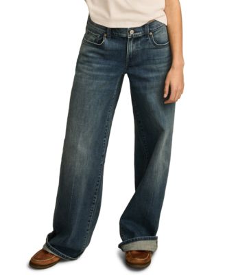 Женские джинсы Lucky Brand Sweet с высокой посадкой и широкими штанинами