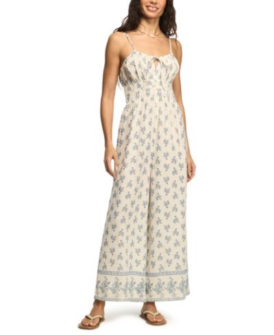 Женский комбинезон Lucky Brand Sleeveless Gauze Smocked Waist