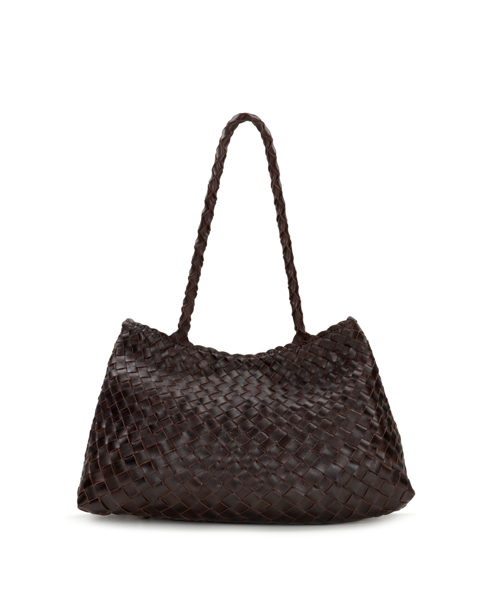 Patricia Nash Cheri Large Woven Leather Satchel Handbag