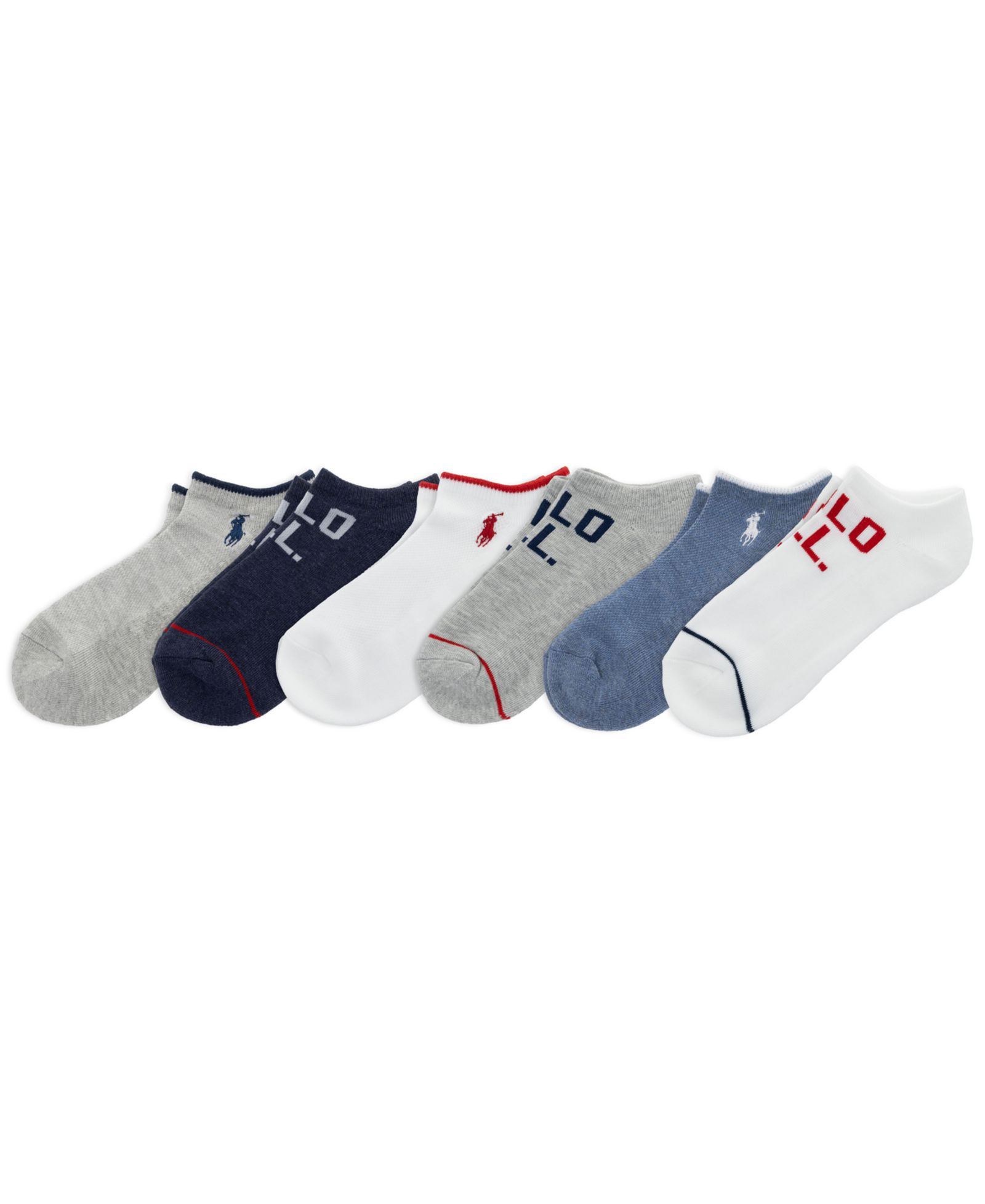 Lauren Ralph Lauren Women's Low-Cut Socks Set, 6-Pack