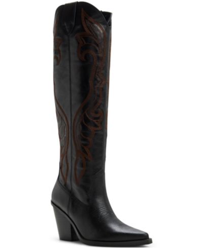 Женские сапоги ALDO Revolve Western на блочном каблуке, высокие