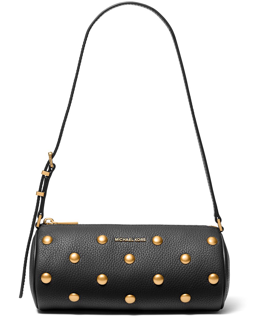 Michael Kors Izzy Small Leather Barrel Pouchette Handbag