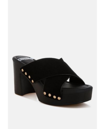 Rag & Co Женские замшевые клоги Mearsk