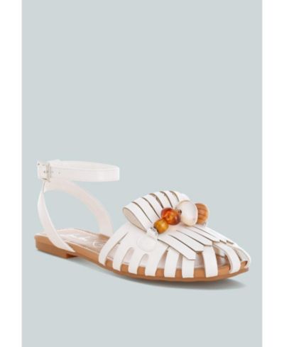 Женские мюли London Rag Saguara Cut Work Bead Embellished Flats