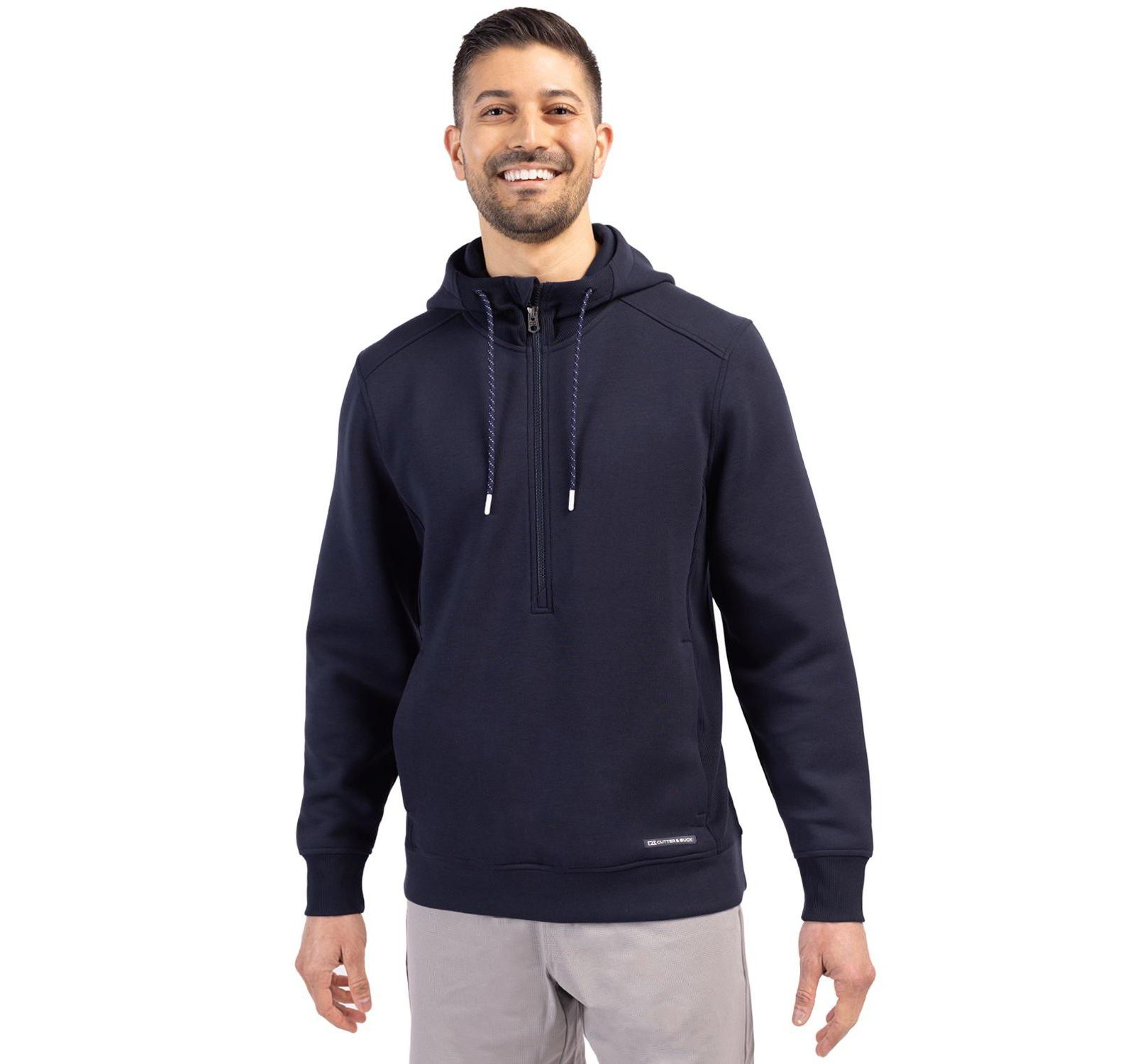Мужской худи Cutter & Buck Roam Half Zip Long Sleeve