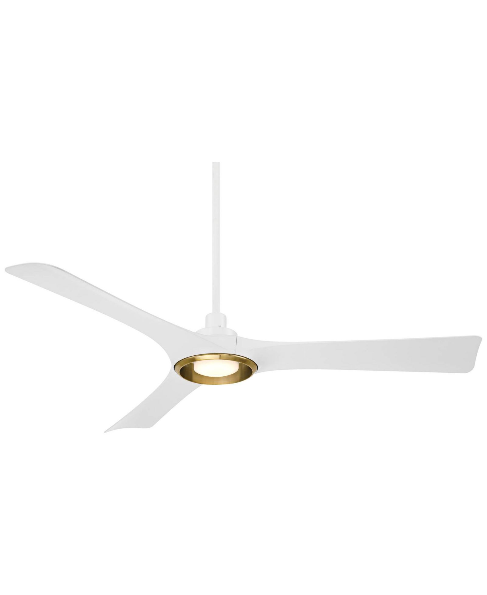 Потолочный вентилятор Casa Vieja 56" Ethos Modern Indoor Outdoor Ceiling Fan 3 Blade LED Light Remote Control