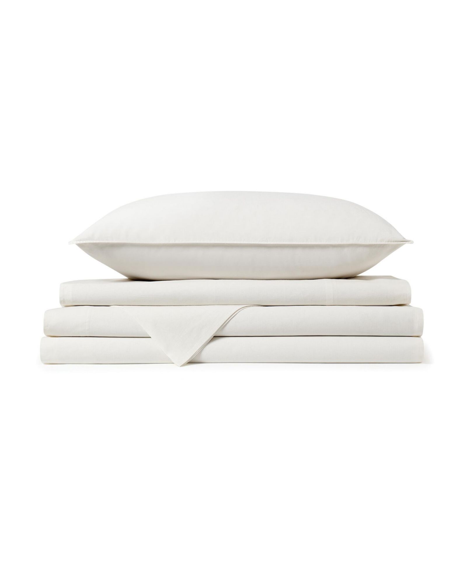 DKNY Vintage Washed Cotton 4-Piece Sheet Set, King