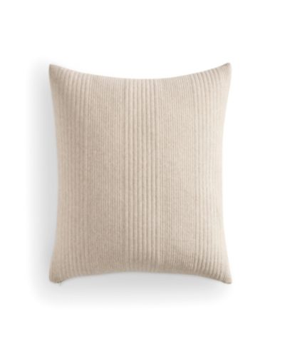 DKNY Pure Ribbed Jersey Decorative Pillow, 20" x 20"