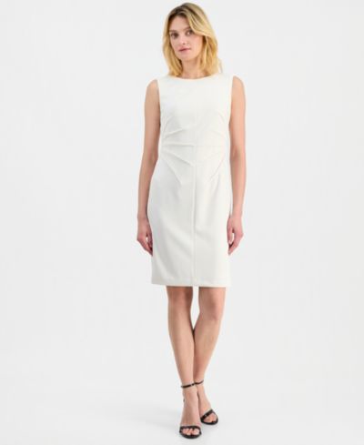 Платье Anne Klein Женский Round-Neck Scuba Crepe Sheath