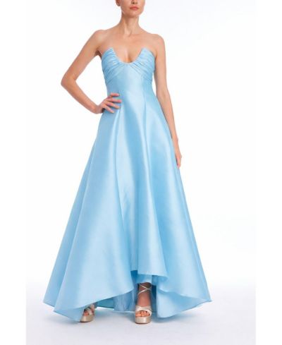 Женское вечернее платье Badgley Mischka A-Line с открытыми плечами и вырезом sweetheart
