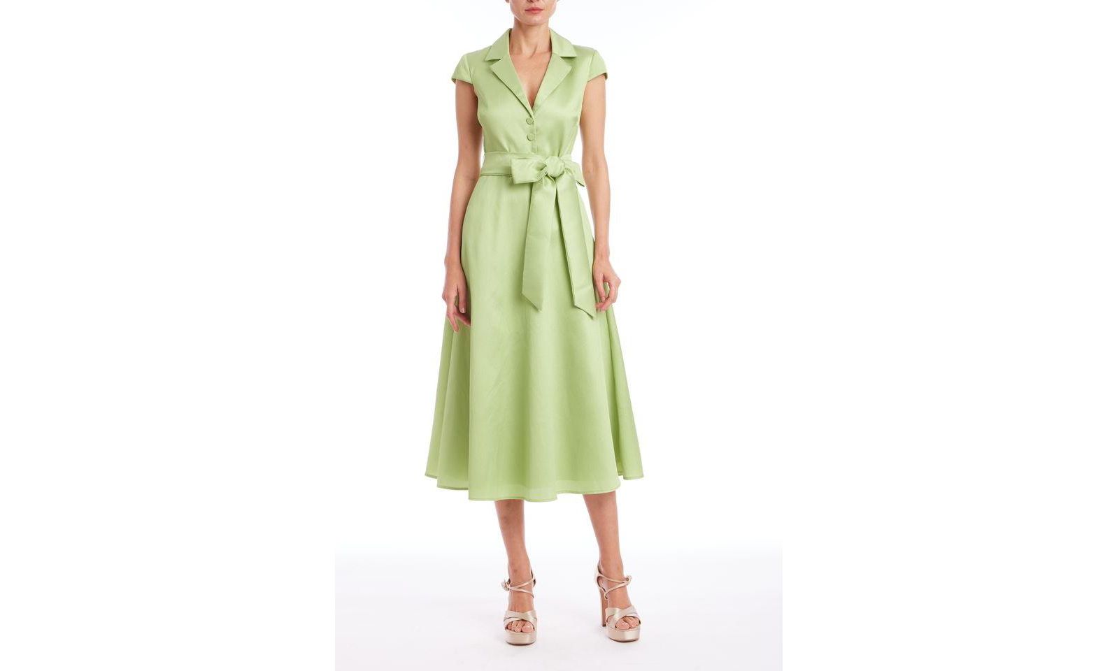 Badgley Mischka Женское платье-рубашка с коротким рукавом