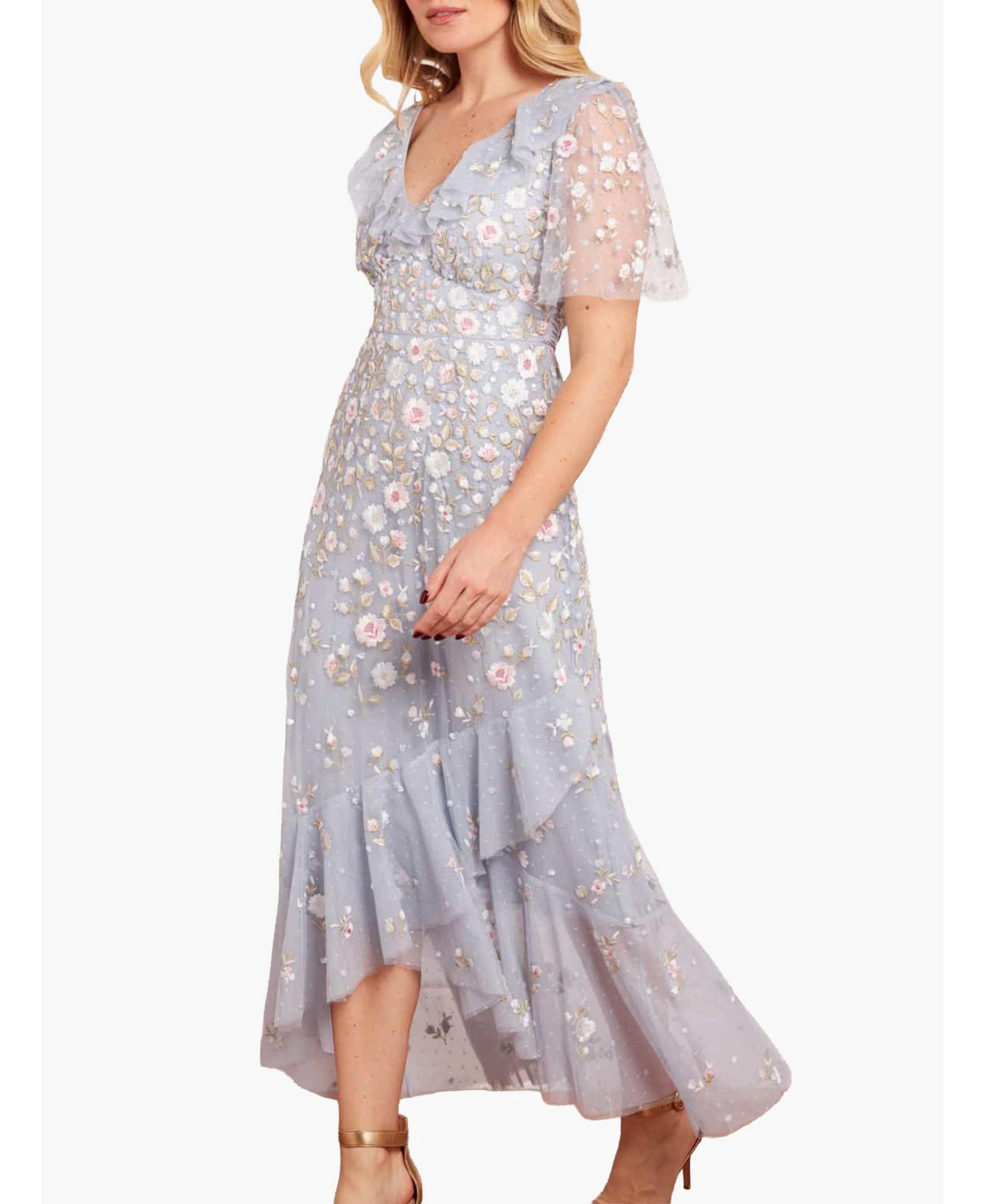 Вечернее платье Needle & Thread Women's Ethereal Blooms Frill Ankle Gown