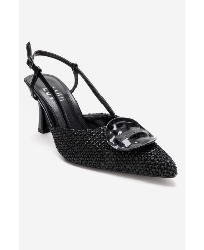 Женские туфли-лодочки Prologue Shoes Levia Woven Pointed Toe Slingback