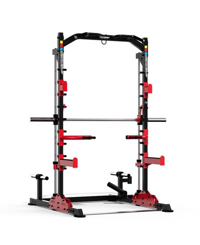 HARISON  Multifunction Squat Rack Power Cage, Adjustable All-in-One Home Gym Strength Training System HRM-30814)