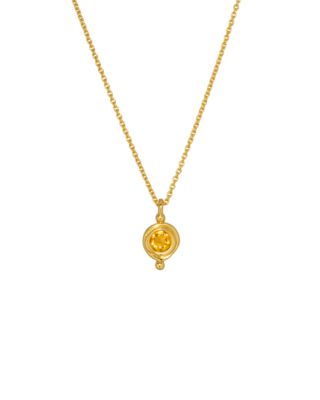Ottoman Hands Ожерелье с подвеской Birthstone