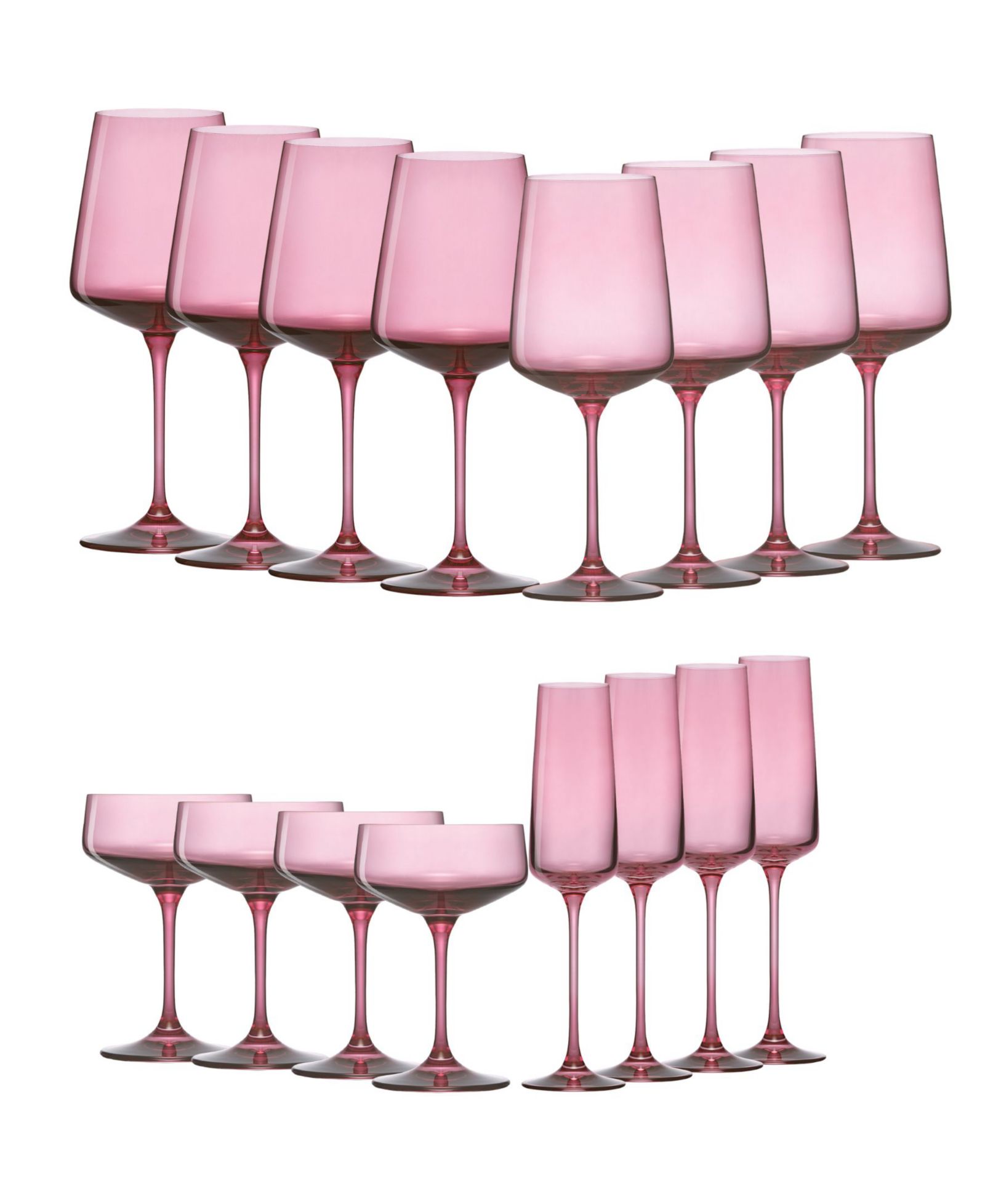 Набор бокалов JoyJolt Sidney Stemware, 16 шт. в комплекте