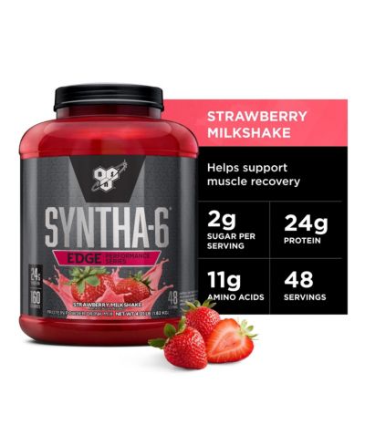 BSN SYNTHA-6 EDGE протеиновый порошок, клубничный коктейль, 48 порций