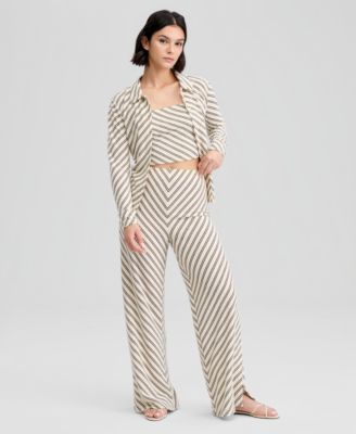 Брюки клеш And Now This Petite Long Casual Flare