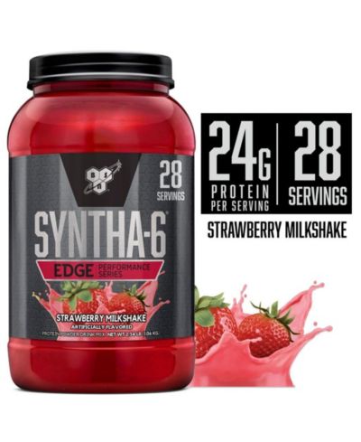 Протеиновый порошок BSN SYNTHA-6 Edge, Strawberry Milkshake, 28 порций