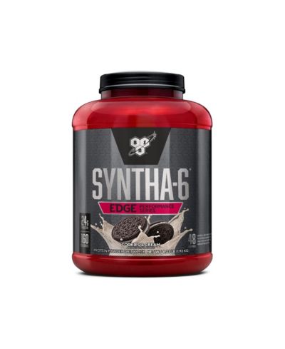 BSN SYNTHA-6 EDGE Протеиновый порошок, с гидролизованным сывороточным белком, мицеллярным казеином, изолятом молочного белка, с низким содержанием сахара, 24g белка, Cookies N Cream, 48 порций