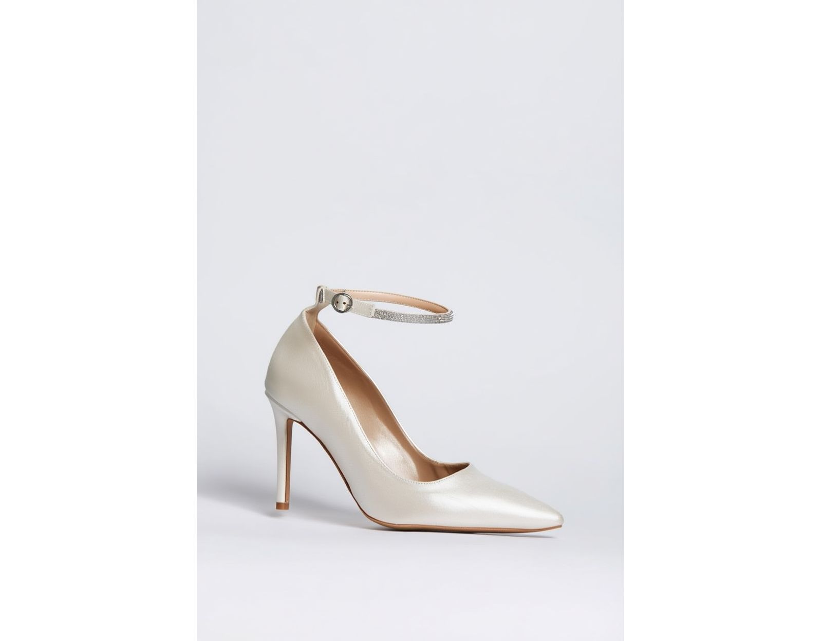 Forever and Always Shoes Women's Adelina Ankle Strap Pointed Toe Pump