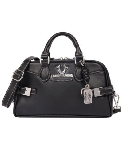 Женская сумка True Religion Brooks Smooth PU с ремешком и съемным плечевым ремнем (Tan)