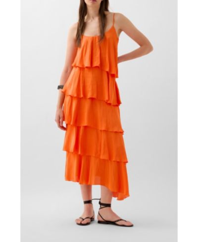 Scalpers Women's Slip Ruffle Dress