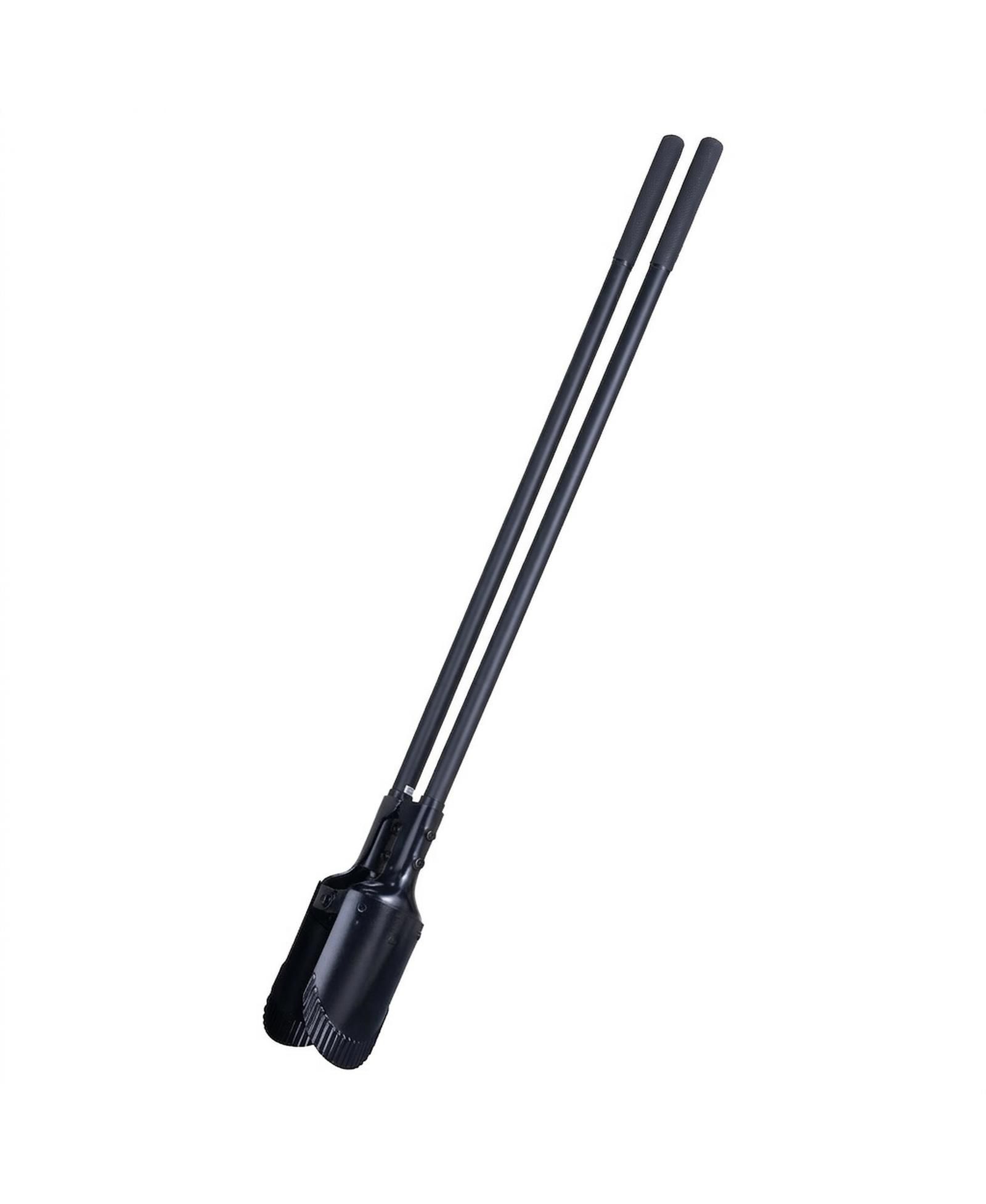 SKONYON Heavy Duty Post Hole Digger with Fiberglass Handle 5.71in Hole Diameter for Gardening Outdoors