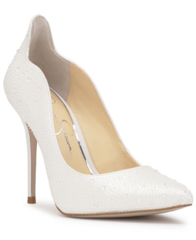 Женские туфли-лодочки Jessica Simpson Wayva Scalloped Heel Stiletto Pumps