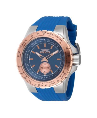 Invicta Men's 49309 Aviator  Quartz Multifunction Blue Dial Watch