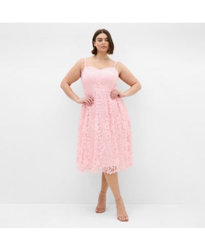 Платье миди CITY CHIC Scarlet Lace Женский