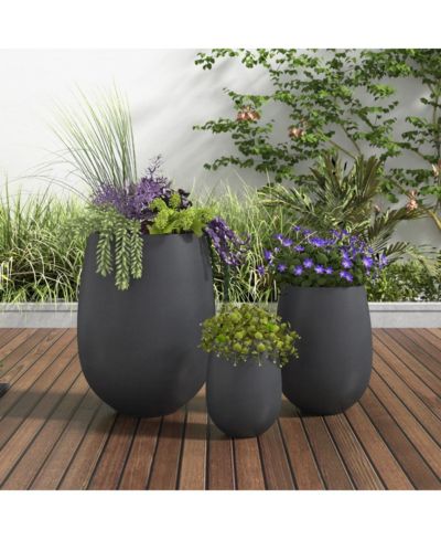 Streamdale Furniture набор уличных кашпо круглой формы