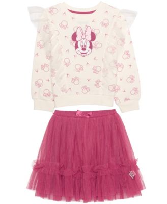 Disney Minnie Mouse Cherry топ и юбка, комплект из 2 предметов, для девочек