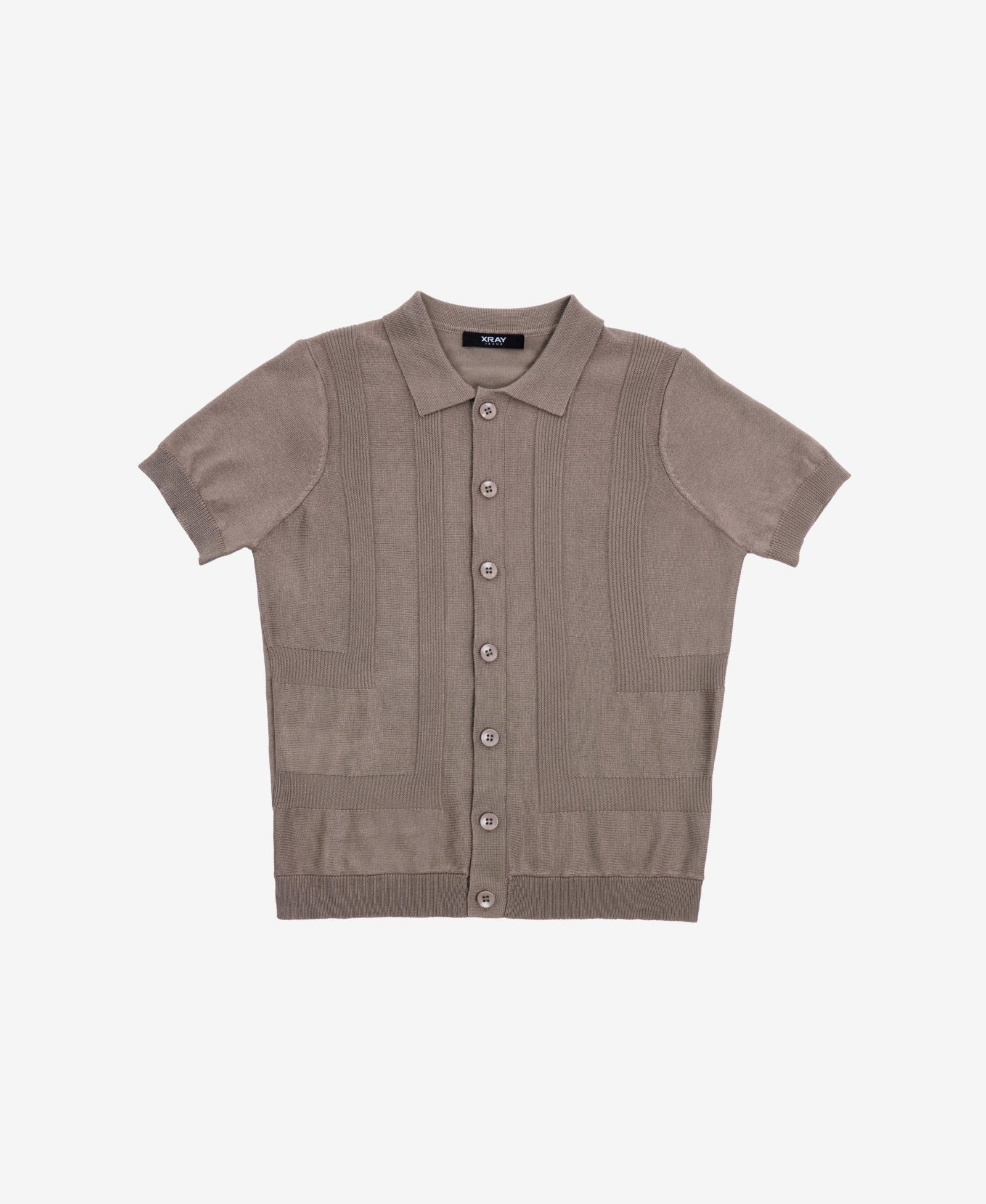 XRAY Boys Boy's Size 4-18 Button-Up Short Sleeve Sweater Shirt