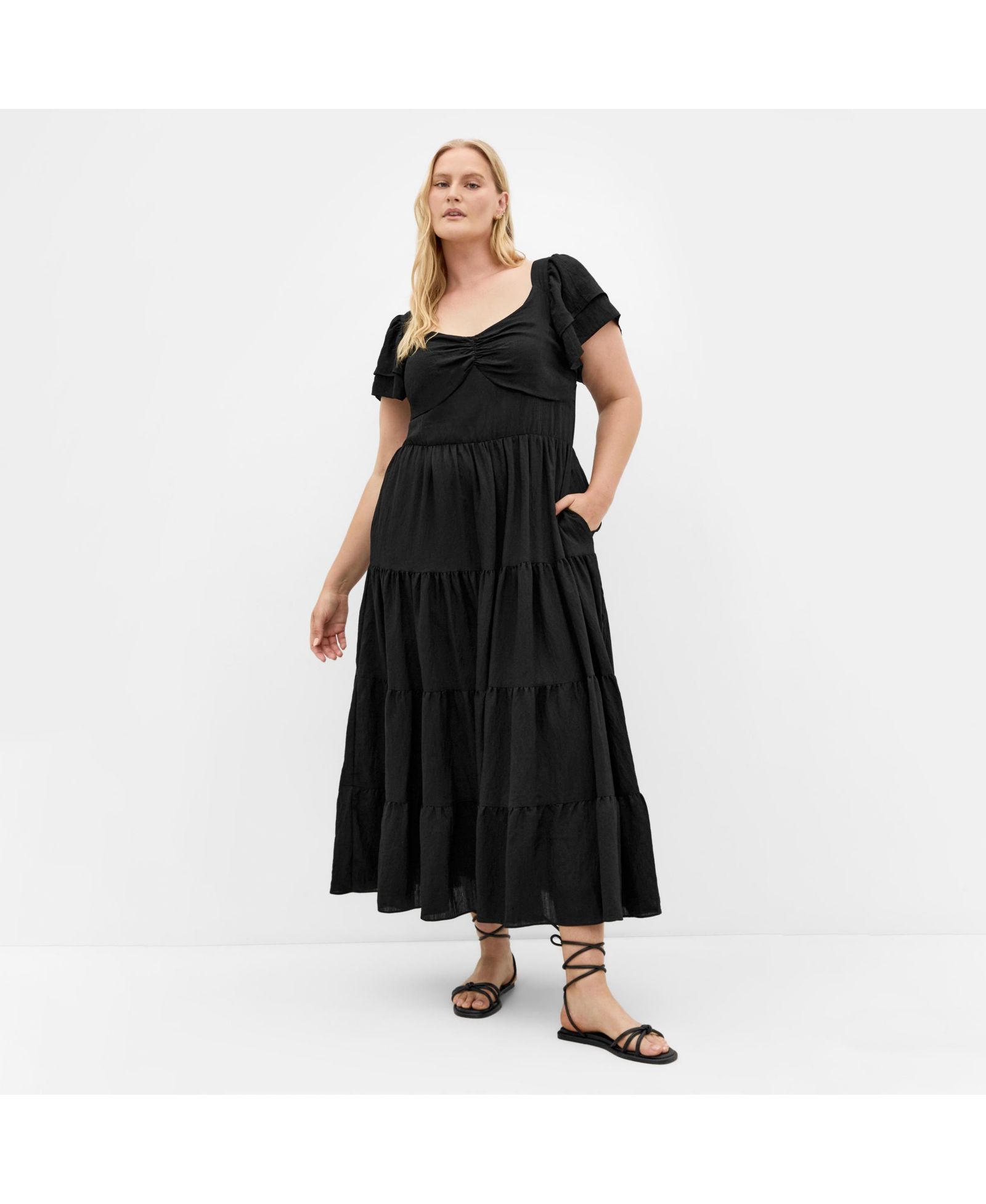 Макси-платье CITY CHIC Women's Leo Tier