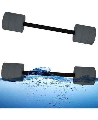 Hikeen Aquatic Exercise EVA Foam Water Dumbbells Pool Resistance Barbells, Set of 2