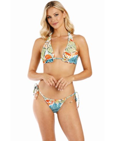 La Moda Clothing Женский комплект бикини Tropical Halter, купальник для курорта
