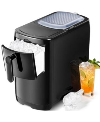 COWSAR Countertop Ice Maker, 18 lbs/24H, Self-Cleaning, One-Touch