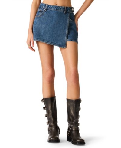 Steve Madden Women's Brightin Mini Denim Skort