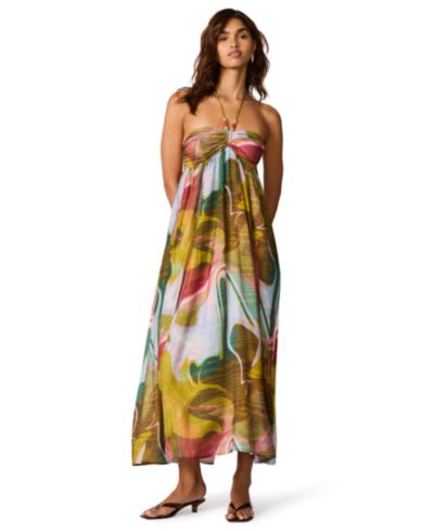 Steve Madden Women's Yazmina Sleeveless Halter Boho Dress
