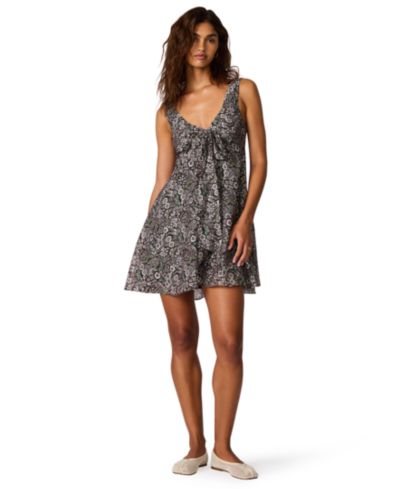 Steve Madden Women's Lisandra Sleeveless Printed Summer Mini Dress