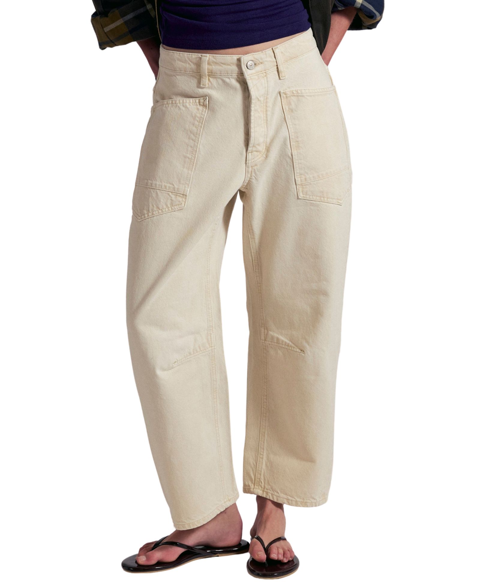 Джинсы Free People Women's Cotton Minimalist Moxie Boyfriend