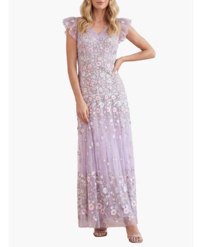 Needle & Thread Женское вечернее платье Ethereal Blooms Short Sleeve