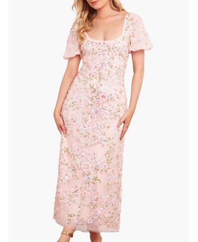 Платье Needle & Thread Women's Dream Garland Puff Sleeve Ankle Gown