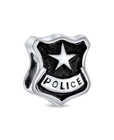 Подвеска Bling Jewelry Serve Protect Officer Shield Badge