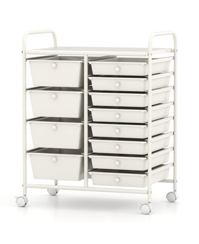 Тележка GOUUN 12-Drawer Utility Rolling Cart с металлической рамой